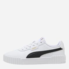Акція на Жіночі кеди низькі Puma Carina 3.0 40036503 35.5 (3UK) Білий/Чорний від Rozetka