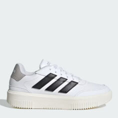 Акція на Жіночі кеди низькі Adidas Courtblock Bold JI2202 39.5 (6UK) 24.5 см Ftwwht/Cblack/Gretwo від Rozetka