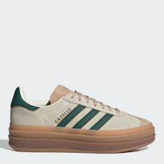 Акція на Жіночі кеди низькі Adidas Gazelle Bold W ID7056 37.5 (4.5UK) 23 см Cwhite/Cgreen/Magbei від Rozetka