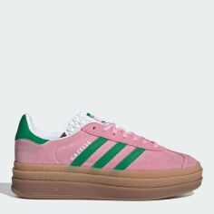 Акція на Жіночі кеди низькі Adidas Gazelle Bold W IE0420 38 (5UK) 23.5 см Trupnk/Green/Ftwwht від Rozetka