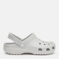 Акція на Жіночі крокси Crocs Classic Glitter Clog SilGlt 205942-0IC 38-39 (M6/W8) 24 см Silver Glitter від Rozetka