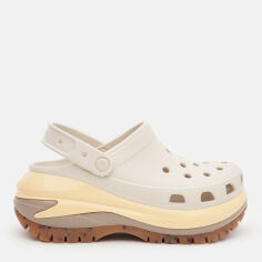 Акція на Жіночі крокси Crocs Mega Crush Clog AmT/Mlt 207988-0LM 38-39 (M6/W8) 24 см Almond Tint/Multi від Rozetka