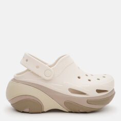 Акція на Жіночі крокси Crocs Bubble Crush Clog Taupe 210061-214 42-43 (M9/W11) 27 см Taupe від Rozetka