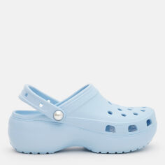 Акція на Жіночі крокси Crocs Classic Platform Pearl Clog BCc 211231-4NS 41-42 (W10) 26 см Blue Calcite від Rozetka