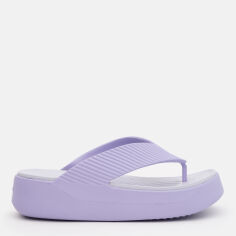 Акція на Жіночі в'єтнамки для пляжу Crocs Getaway Groove Platform Flip MtP 210700-5BN 42-43 (W11) 27 см Mystic Purple від Rozetka