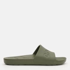 Акція на Жіночі шльопанці для пляжу Crocs Slide Agr 210088-309 39-40 (M7/W9) 25 см Army Green від Rozetka