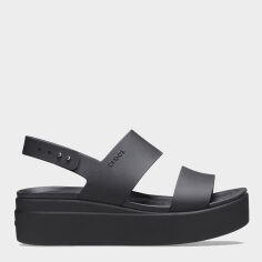 Акція на Жіночі сандалії Crocs Brooklyn Low Wedge Blk/Blk 206453-060 42-43 (W11) 27 см Black/Black від Rozetka