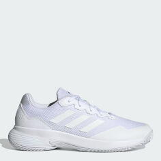 Акція на Чоловічі кросівки для тенісу Adidas Gamecourt 2 M IG9568 40 (6.5UK) 25 см Ftwwht/Ftwwht/Msilve від Rozetka