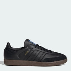 Акція на Чоловічі кеди низькі Adidas Samba Og IE3438 47.5 (12UK) 30.5 см Cblack/Cblack/Gum5 від Rozetka