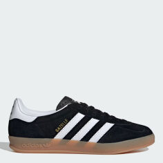 Акція на Чоловічі кеди низькі Adidas Gazelle Indoor JI2060 43.5 (9UK) 27.5 см Cblack/Ftwwht/Gum2 від Rozetka