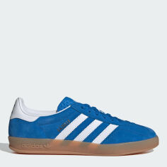 Акція на Чоловічі кеди низькі Adidas Gazelle Indoor JI2061 44 (9.5UK) 28 см Bluebird/Ftwwht/Gum2 від Rozetka