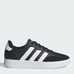 Акція на Чоловічі кеди низькі Adidas Barreda JI2307 42 (8UK) 26.5 см Cblack/Ftwwht/Cblack від Rozetka