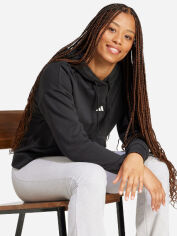 Акція на Худі жіноче Adidas W Sl Ft Hd JD7989 XS Black/White від Rozetka