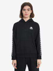 Акція на Худі жіноче Kappa 133906KAP-99 50-52 Чорне від Rozetka