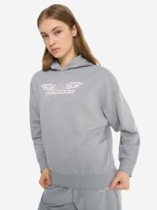 Акція на Худі жіноче Kappa 134308KAP-92 50-52 Графітове від Rozetka