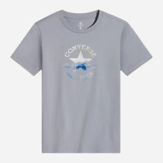 Акція на Футболка бавовняна жіноча Converse Chuck Patch Infill Tee 10027385-505 S Lavender Trek від Rozetka