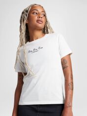 Акція на Футболка бавовняна жіноча Converse Chuck Taylor Graphic Tee 10027753-286 M Egret від Rozetka