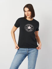 Акція на Футболка бавовняна жіноча Converse Chuck Patch Overlay Tee Wet Stone 10028412-001 XS Black від Rozetka