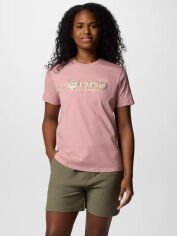 Акція на Футболка бавовняна жіноча Columbia Boundless Beauty Logo SS 2036573CLB-659 XS Рожева від Rozetka