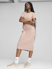 Акція на Сукня-футболка міді літня жіноча Puma Her Dress 68506391 S Rose Quartz від Rozetka