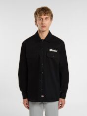 Акція на Сорочка бавовняна чоловіча Dickies DK0A4Z7PBLK1 M Чорна від Rozetka
