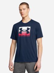 Акція на Футболка довга чоловіча Under Armour Ua M Boxed Sports Updated Ss 1386793-408 L Синя від Rozetka