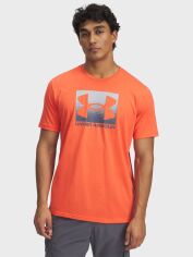 Акція на Футболка довга чоловіча Under Armour Ua M Boxed Sports Updated Ss 1386793-847 M Помаранчева від Rozetka