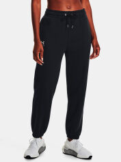 Акція на Спортивні штани на флісі жіночі Under Armour Ua Icon Fleece Jogger 1373034-001 M Чорні від Rozetka
