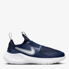 Акція на Підліткові кросівки для хлопчика Nike Flex Runner 3 (Gs) FN1294-403 35 (3Y) Темно-сині від Rozetka