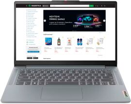 Акція на Ноутбук Lenovo IdeaPad Slim 3 14IAN8  Arctic Grey / 14" IPS Full HD / Intel Core i3-N305 / RAM 8 ГБ / SSD 512 ГБ від Rozetka