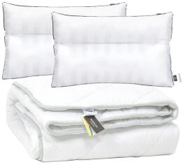 Акція на Набір MirSon №9566 Royal Ковдра всесезонна Євро 200х220 Wool + Дві подушки 50х70 від Rozetka