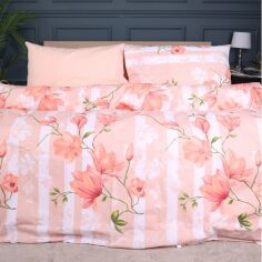 Акція на Комплект постільної білизни MirSon Сімейний 2 x 160 x 220 см 17-0728 Peach Mist Ranforce Elite від Rozetka