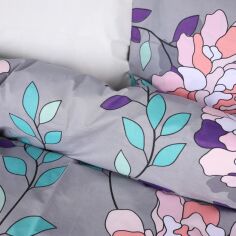 Акція на Підковдра MirSon Ranforce Elite 17-0738 Lavender Smoke Blooms 220х240 см від Rozetka