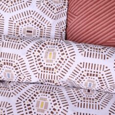 Акція на Підковдра MirSon Ranforce Elite 17-0739 Amber Geometrics 200х220 см від Rozetka