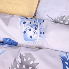 Акція на Підковдра MirSon Ranforce Elite 17-0746 Feather Dots 160х220 см від Rozetka