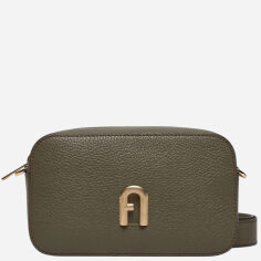 Акція на Сумка крос-боді жіноча шкіряна Furla WB00667BX01762810S9035 Зелена від Rozetka