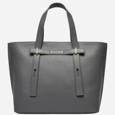 Акція на Сумка шопер жіноча шкіряна Furla WB01503HSF0002269S1007 Темно-сіра від Rozetka