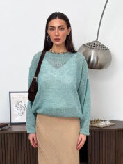 Акція на Джемпер жіночий ARTKNIT Soft S/M Бірюзовий від Rozetka