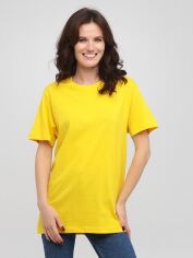 Акція на Футболка бавовняна довга жіноча Stedman Classic-T Unisex ST2000W-SUN 3XL Жовта від Rozetka