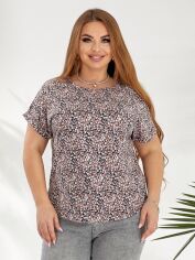 Акція на Блузка жіноча DEMMA 660 58-60 Різнокольорова від Rozetka