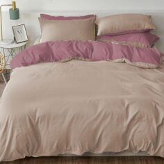 Акція на Комплект постільної білизни Mirson King Size 220х240 см Nazaret 17-1608 +15-1214 Мікросатин Premium від Rozetka
