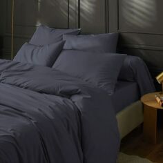 Акція на Комплект постільної білизни Mirson King Size 220х240 см №19-0000 Monument Мікросатин Premium від Rozetka