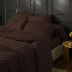 Акція на Простирадло на гумці MirSon Soft Elegance №19-1230 Friar Brown 140х190 см від Rozetka