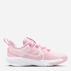 Акція на Дитячі кросівки для дівчинки Nike Star Runner 4 Nn (Ps) DX7614-602 28 (11C) Рожеві від Rozetka