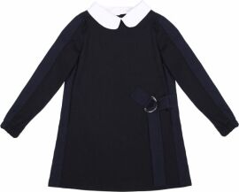 Акція на Дитяче тепле плаття для дівчинки Timbo Coco P59495-6105 ШФ 34 Синє від Rozetka
