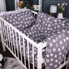Акція на Комплект постільної білизни MirSon Полуторний Євро 160x220 см Kids Time 17-0675 Queen of Now Бязь від Rozetka