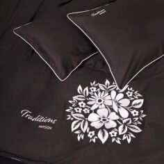 Акція на Комплект постільної білизни MirSon Полуторний 143х210 см 0211 Cacao Traditions Сатин Elit від Rozetka