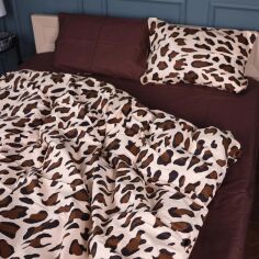 Акція на Комплект постільної білизни MirSon Полуторний 143х210 см 22-1404 Wild Leopard Сатин від Rozetka