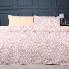 Акція на Комплект постільної білизни MirSon King Size 220х240 см 17-0735 Victorian Gold Ranforce Elite від Rozetka