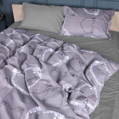 Акція на Комплект постільної білизни MirSon King Size 220х240 см 22-1389 Loving Hearts Сатин від Rozetka